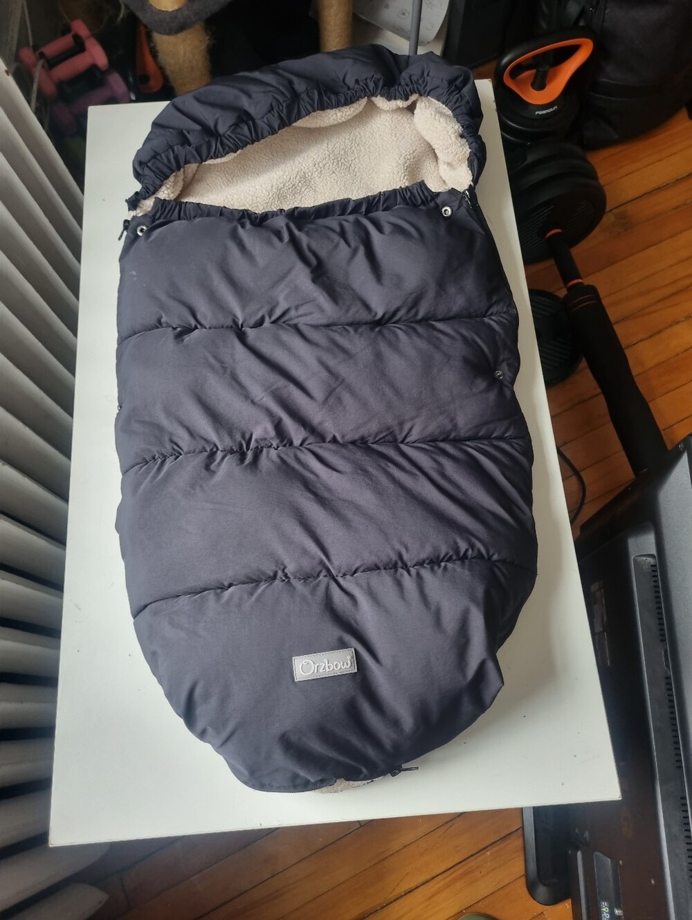 Navy Baby Footmuff - Insulated Stroller Bag